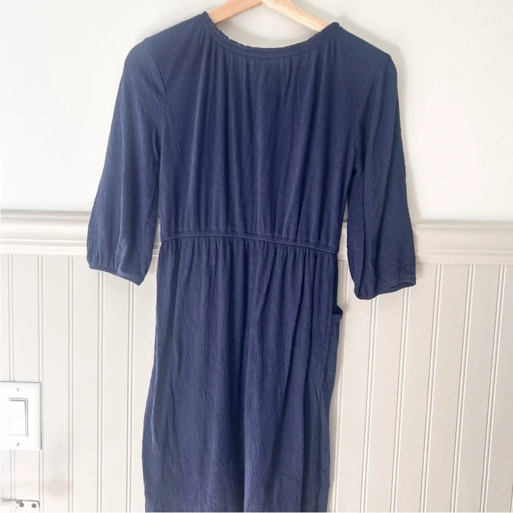 Old Navy Girls Navy Blue Casual Pocket Dress Size Large